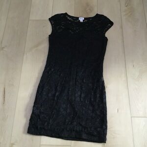 Elegant Black Lace Dress